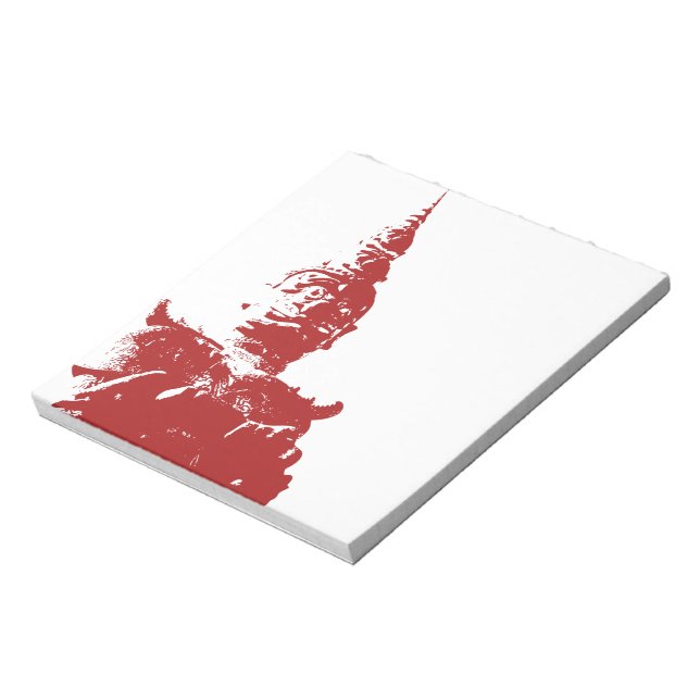 Lao Giant Guardian .. Buddha Park, Vientiane, Laos Notepad (Rotated)