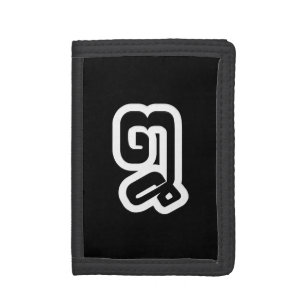 Lao / Laos Number Eight / 8 / ໘ (Bad/Paet) Laotian Tri-fold Wallet