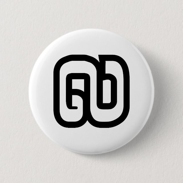 Lao / Laos Number Nine / 9 / ໙ (Kao/Gao) Laotian Button (Front)