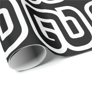 Lao / Laos Number Nine / 9 / ໙ (Kao/Gao) Laotian Wrapping Paper