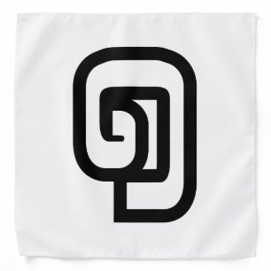 Lao / Laos Number One / 1 / ໑ (Nung/Nueng) Laotian Bandana