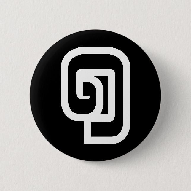 Lao / Laos Number One / 1 / ໑ (Nung/Nueng) Laotian Button (Front)