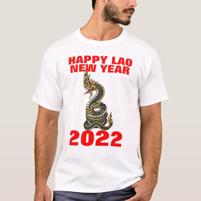 Lao New Year Naga 2022 T-Shirt (Front)