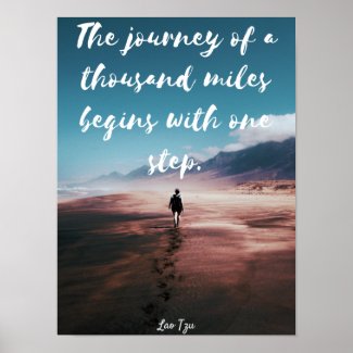 Lao Tzu Inspirational Poster