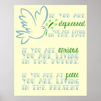 Lao Tzu Motivational Poster Dove Peace by LittleMissDesigns at Zazzle