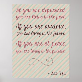 Lao Tzu Motivational Quote Poster 8.5 X 11 by LittleMissDesigns at Zazzle