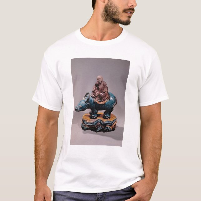 Lao-Tzu  on his Buffalo, Qing dynasty T-Shirt (Front)