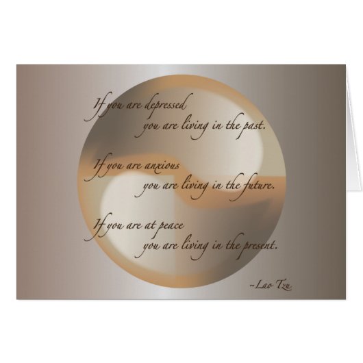 Lao Tzu Peace (Front Horizontal)