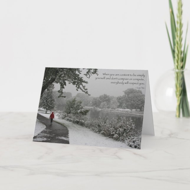 Lao Tzu Quote II Card (Front)