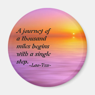 Lao-Tzu quote inspirational magnet