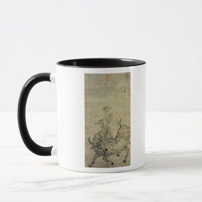 Lao-tzu  riding his ox, Chinese, Ming Dynasty Mug (Left)