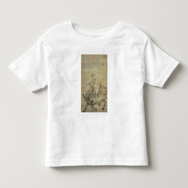 Lao-tzu  riding his ox, Chinese, Ming Dynasty Toddler T-shirt (Front)