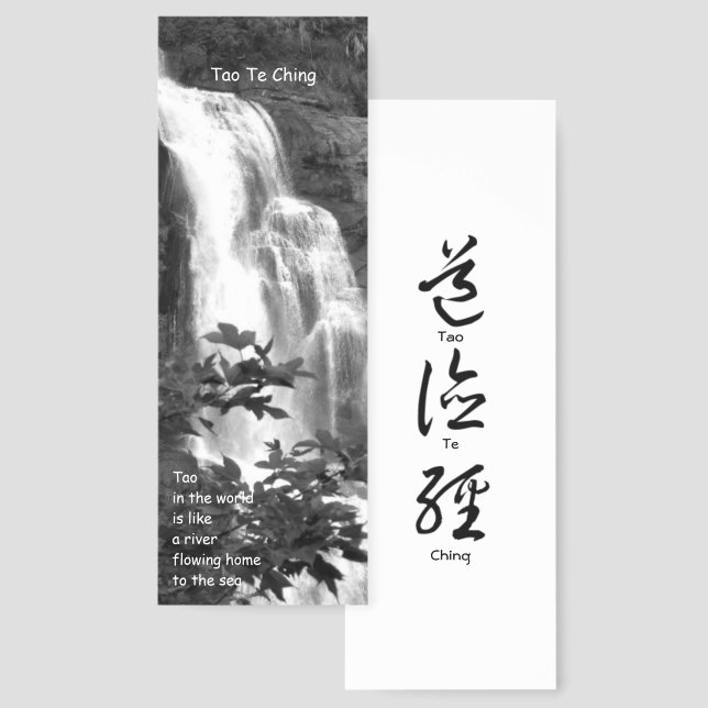  Lao Tzu Wisdom ©Photographic Art Bookmarks (Front & Back)