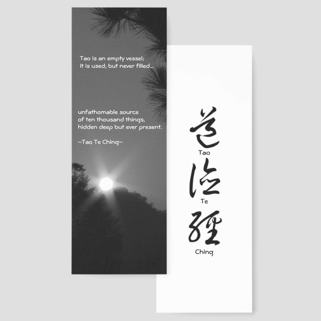  Lao Tzu Wisdom ©Photographic Art  Bookmarks (Front & Back)