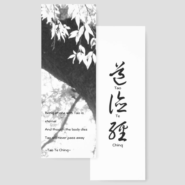 Lao Tzu Wisdom ©Photographic Art  Bookmarks (Front & Back)