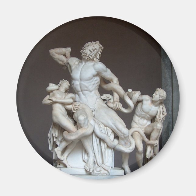Laocoön and his Sons Statue in the Vatican Museum Magnet (Front)