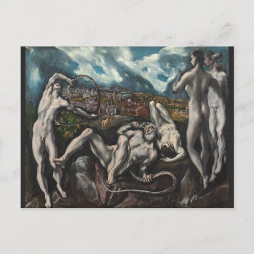 Laocoon by El Greco Postcard