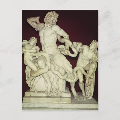 Laocoon Hellenistic original 1st century Postcard