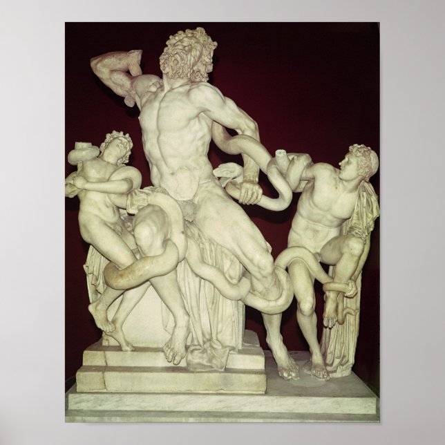 Laocoon, Hellenistic original, 1st century Poster (Front)
