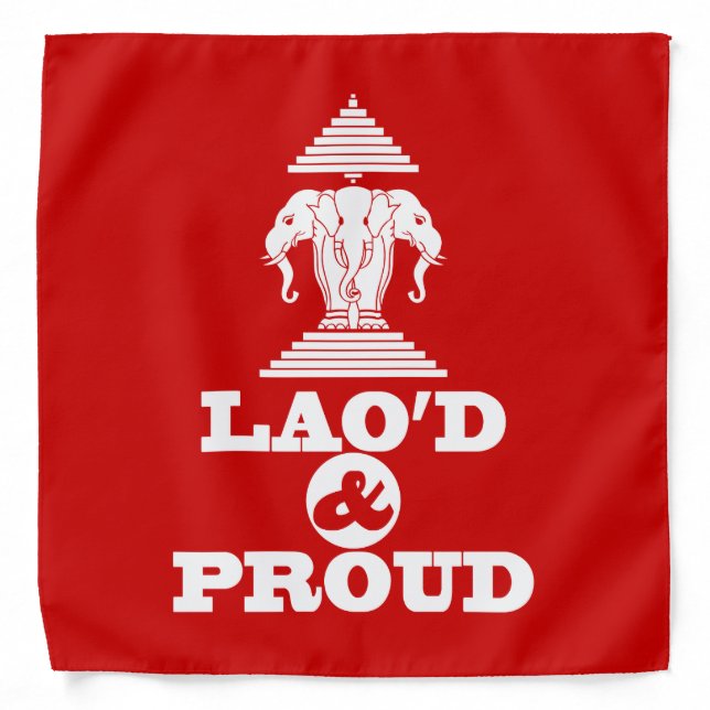 LAO'D & PROUD BANDANA (Front)