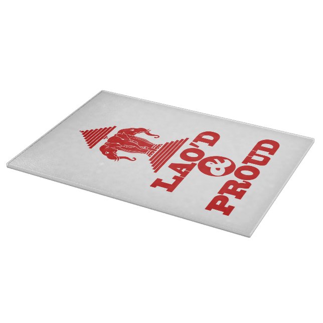 LAO'D & PROUD CUTTING BOARD (Corner)