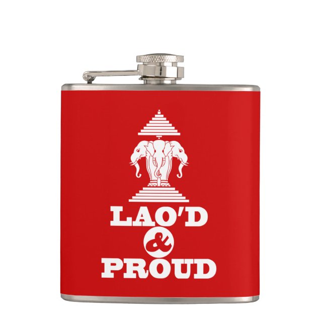 LAO'D & PROUD FLASK (Front)