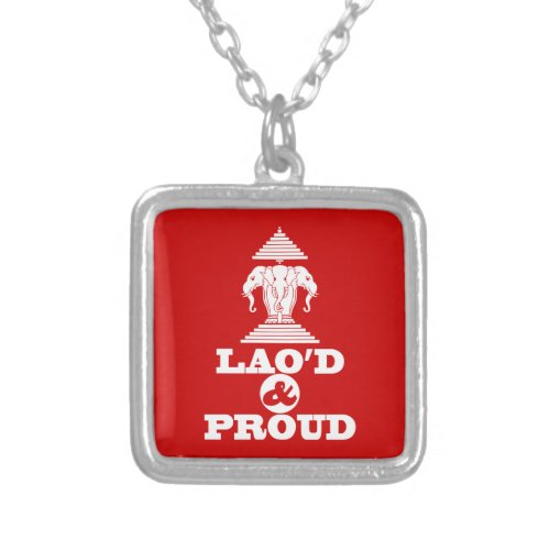 LAOD  PROUD SILVER PLATED NECKLACE