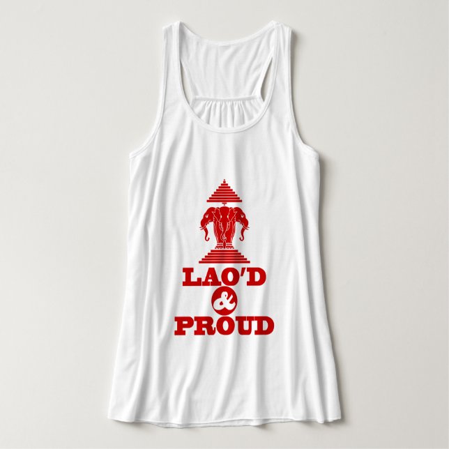 LAO'D & PROUD TANK TOP (Design Front)