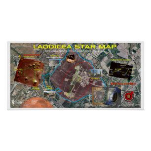 Laodicea Orion Star Map Poster