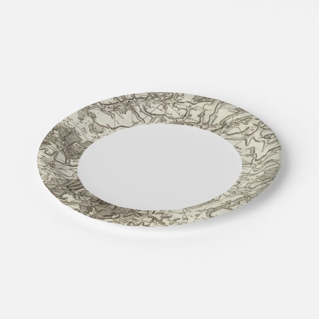 Laon, Noyon Paper Plates (Angled)