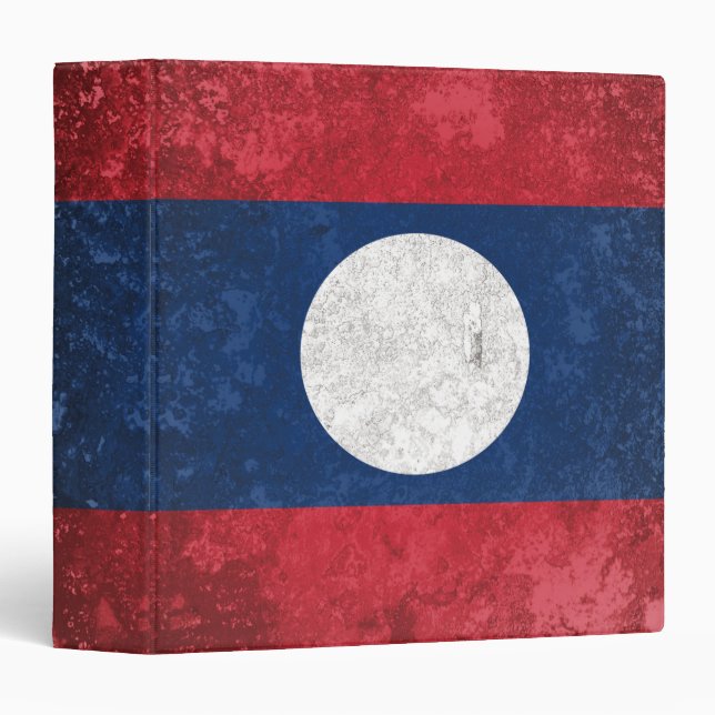 Laos 3 Ring Binder (Front/Spine)