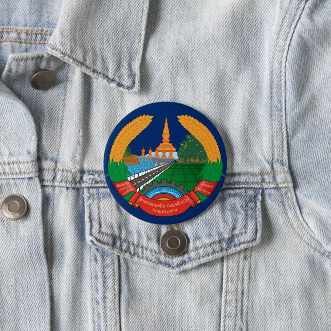 laos emblem button (In Situ)