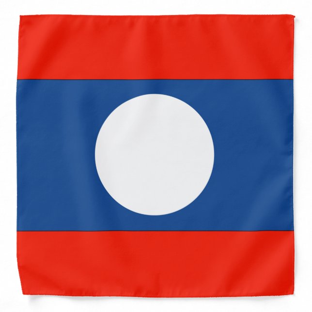 Laos Flag Bandana (Front)