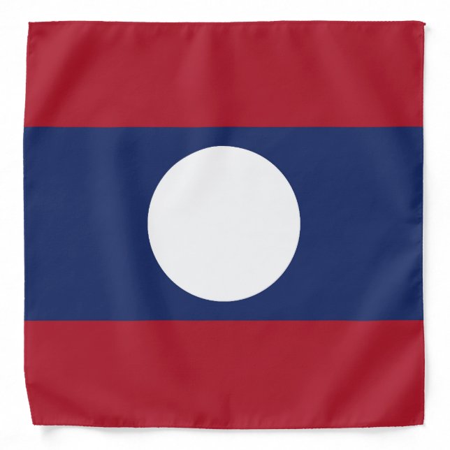 Laos flag bandana (Front)