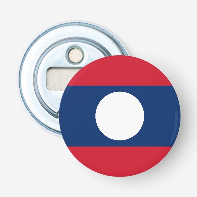 Laos Flag Bottle Opener (Front)