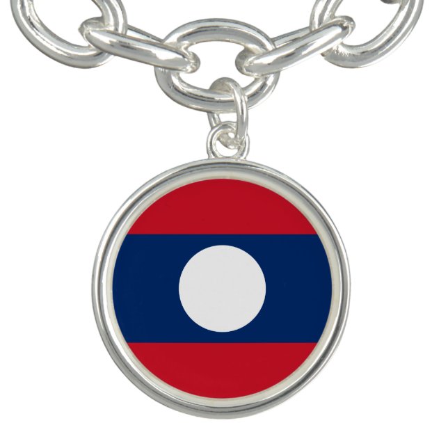 Laos Flag Bracelet (Design)