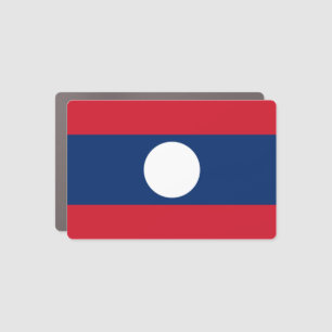 Laos Flag Car Magnet