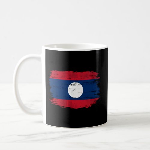 Laos Flag For Laotian Coffee Mug