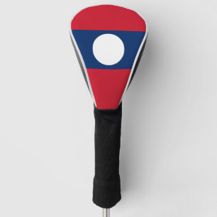 Laos Flag Golf Head Cover