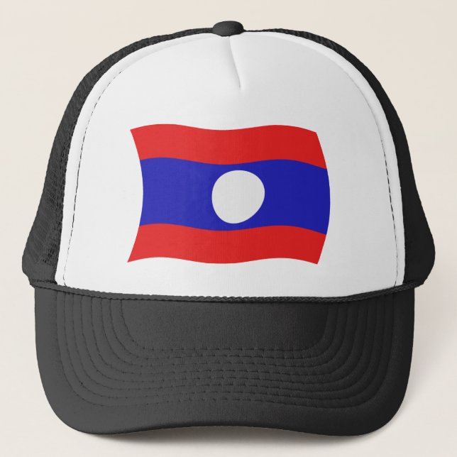 Laos Flag Hat (Front)