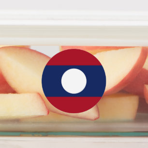 Laos flag kids' labels