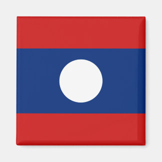 Laos Flag Magnet