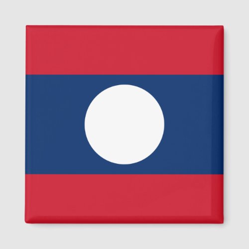 Laos Flag Magnet