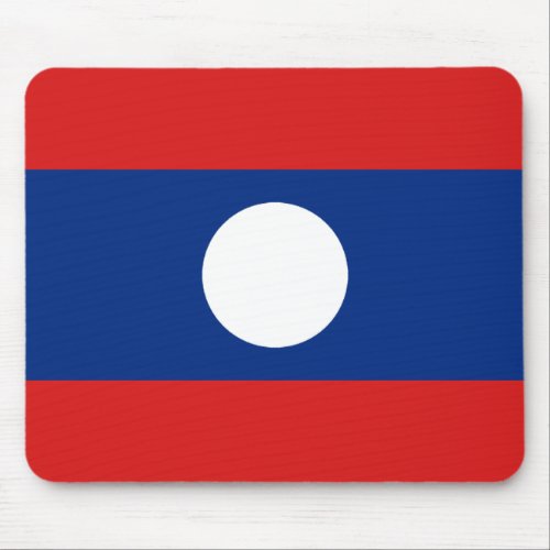 Laos Flag Mousepad