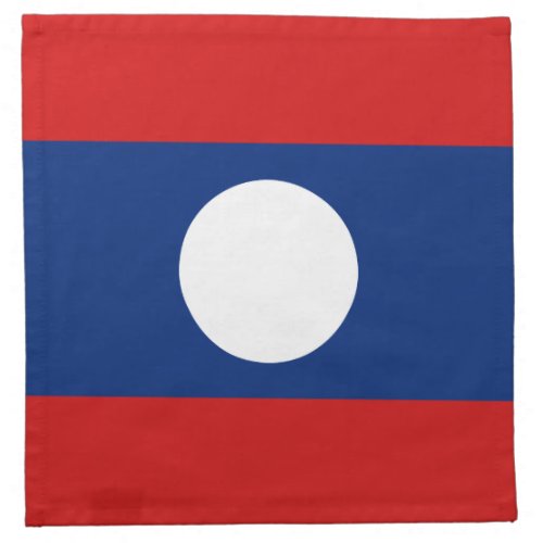 Laos Flag Napkin