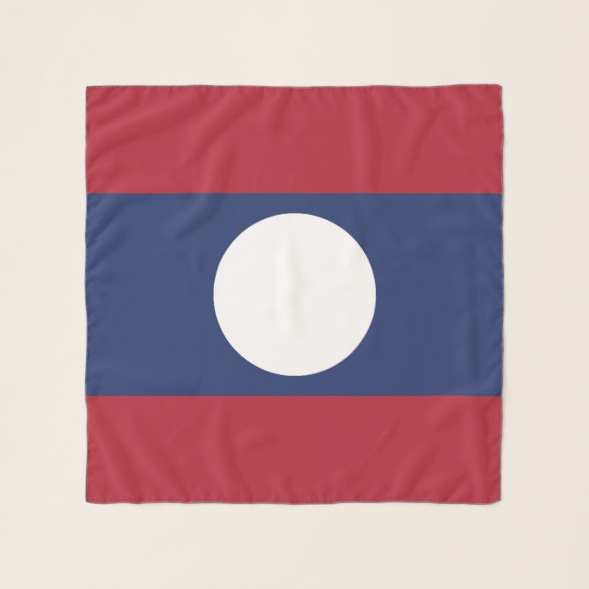 Laos flag scarf (Front)