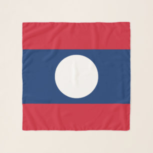 Laos Flag Scarf