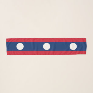 Laos Flag Scarf