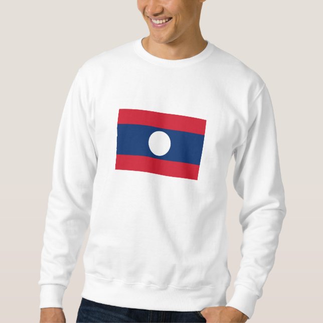 Laos Flag Sweatshirt (Front)