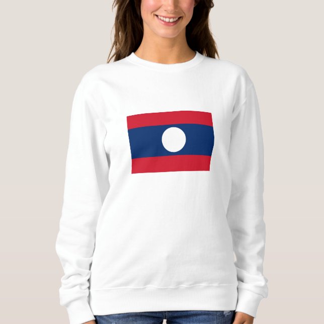Laos Flag Sweatshirt (Front)